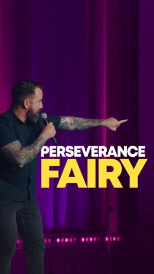Dan Cummins Instagram - Where is the Perseverance Fairy now? I hope she’s still driving somewhere out there, needlessly endangering lives and inspiring lives at the same time. Never stop, Perseverance Fairy, never stop! 👵🏼🚙💨

#perserverance #fairy #comedy #comedian #standupcomedy