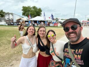 Dan Cummins Instagram - Having a great time with Lynze, Monroe, and Monroe's stepsister Madi down in New Orleans for Jazz Fest. The Stones still got it after over 60 years as a band! Incredible. Have a great weekend, everybody!