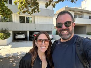 Dan Cummins Instagram - Happy 40th Birthday, baby!! I'm lucky to be married to the most beautiful, kind, funny, hardworking, smart, nurturing, supportive, adventurous girl in the world ❤️ 

I look forward to another decade of a lot more selfies in a lot more places. You're the best, Lynze Cummins! I wouldn't want to keep choosing the roads less traveled with anyone else!