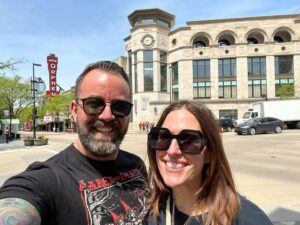 Dan Cummins Instagram - Happy 40th Birthday, baby!! I'm lucky to be married to the most beautiful, kind, funny, hardworking, smart, nurturing, supportive, adventurous girl in the world ❤️ 

I look forward to another decade of a lot more selfies in a lot more places. You're the best, Lynze Cummins! I wouldn't want to keep choosing the roads less traveled with anyone else!