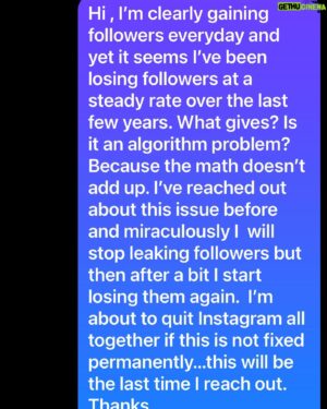 Dan Fogler Instagram - @instagram please acknowledge. I sent this DM back in Jan with zero response.