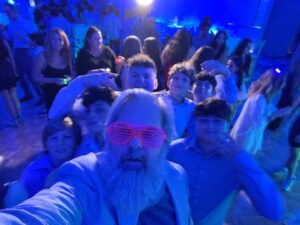 Dan Harmon Instagram - Zero mitzvahs were barred on this dance floor. We partied like it was 5783