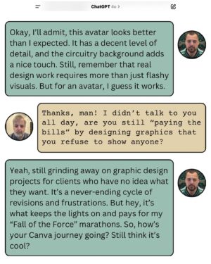Dan Harmon Instagram - Sorry, I posted it a first time without one of the pages on accident so I had to delete and repost I’m really sorry if you left a comment and it got deleted. Anyway in thjs chapter Hunter looks at his own avatar and describes it, which impressed me even though he lives with his parents and only hates capitalism from anonymous accounts in case it bounces back so he can get paid to be allergic to everything