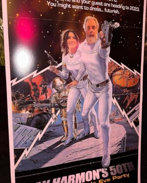 Dan Harmon Instagram - I didn’t get a lot of photos because I’m too old to use electronics now. Thank you Clara for coordinating the perfect party and thank you everyone that braved torrential rain to welcome 2023 with us