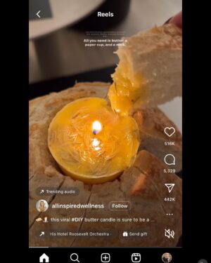 Dan Harmon Instagram - Do not scroll the Viral Butter Candle Comments if you do not want to get angry at someone for some reason. Right now you’re thinking “That’s impossible, I have no interest in this, let alone an opinion, let alone a spare ounce of available emotion.” Well, about 5,000 people thought the same thing and they each discovered that there is an enemy for everyone under the Viral Butter Candle post. There are people punching up at people for punching down at people for not punching. One does not simply ….like or dislike…the Viral Butter Candle. There are not two sides. There are not six sides. It is a prison riot. Any factions that form are accidental and temporary. Happy Thanksgiving