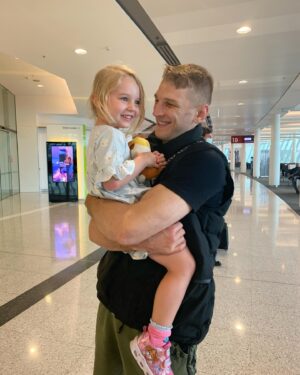 Dan Hooker Instagram - First time seeing my baby this year. 😊