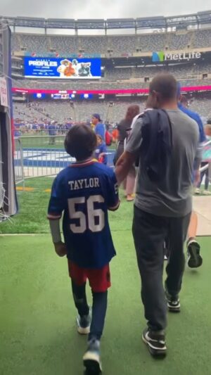 Dan Karaty Instagram - Getting in the mood for some Giants football!  I love nights like these focused on my kids’ experience instead of where my next drink is coming from.
