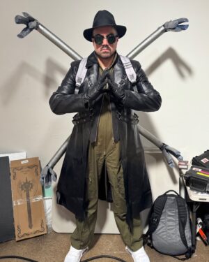 Dan Katz Instagram - Did I use Dungeons and Dragons as an excuse to make a homemade Doc Ock costume so I can chase my kids around when they pretend to be Spiderman? 

Yes that is exactly what I did