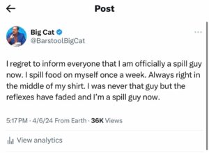 Dan Katz Instagram - An unfortunate update