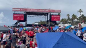 Dan Le Batard Instagram - Gorgeous setting for a championship parade. Let’s party!!
