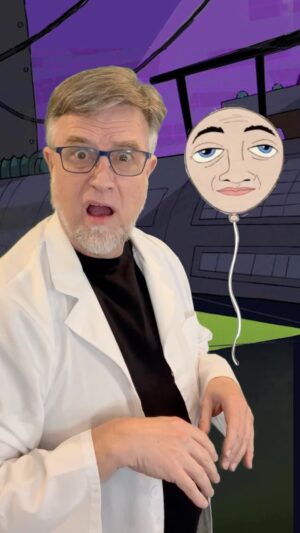 Dan Povenmire Instagram - If I had a nickel for every time, a main character had a balloon named “Balloony“ with a face drawn on it, and it floated away when they were unable to move… #Doofenshmirtz #PhineasAndFerb #Disney #Jellystone #balloony