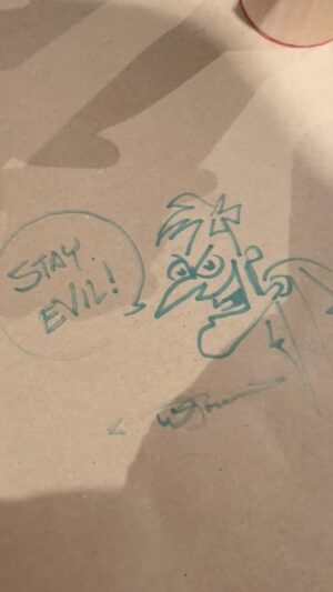 Dan Povenmire Instagram - If you were in the Glendale area, Find this, post it, Tag Me! #scavengerhunt #doofenshmirtz #disney