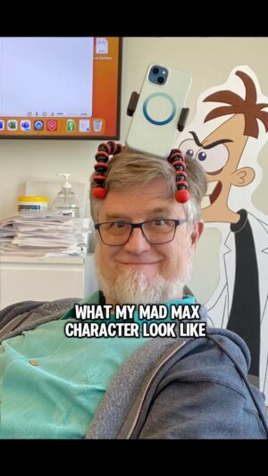Dan Povenmire Instagram - OK, this is pretty accurate. #madmaxfuriosa #doofenshmirtz #phineasandferb #perrytheplatypus #disney