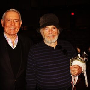 Dan Rather Instagram - Dan and the great Merle Haggard from yesterday's shoot! #country #countrywestern #music #MerleHaggard #icon #legend