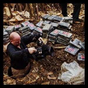 Dan Rather Instagram - As part of our investigation into U.S. anti-drug efforts in Panama we accompanied Panamanian anti-narcotics forces into the jungle. Here, our camera man Mark Laganga is shooting the hidden stash of cocaine they discovered. https://itunes.apple.com/us/tv-season/a-panamanian-passageway/id485436827?i=520296168 #WOW #Panama #drugwar #drugs #cocaine #igers #drugtrafficking #news #journalism