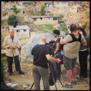 Dan Rather Instagram - Dan and our crew in Haiti a few weeks after the January 2010 earthquake. "Aftershock" aired February 23, 2010. https://itunes.apple.com/us/tv-season/aftershock/id349321254?i=357869674 #Haiti #Earthquake #DanRather #AXSTV