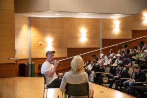 Dan Savage Instagram - I recently had the privilege of welcoming the legendary 𝐃𝐀𝐍 𝐒𝐀𝐕𝐀𝐆𝐄 to speak to over 1,200 of my students in my Human Sexuality class here in Seattle at the University of Washington. 🥳🎉 As an author and activist, Dan has significantly shaped the conversation around modern sex and love. 

Here were some of his most provocative take-aways! 😉🔥

1️⃣ 𝐂𝐨𝐧𝐬𝐞𝐧𝐬𝐮𝐚𝐥 𝐍𝐨𝐧-𝐌𝐨𝐧𝐨𝐠𝐚𝐦𝐲 𝐢𝐬 𝐅𝐞𝐦𝐢𝐧𝐢𝐬𝐭 𝐀𝐅: It’s time to retire the stale narrative that consensual non-monogamy oppresses women, who now often surpass men in their education and careers. Traditional heteronormative power differentials are withering away, inviting a shift toward more open and equitable relationships. As a result, women nowadays are more likely to feel empowered in the choice to open their relationship and often are the ones who have an easier time finding more casual, peripheral partners. 

2️⃣ 𝐈𝐬 “𝐓𝐨𝐥𝐲𝐚𝐦𝐨𝐫𝐲” 𝐭𝐡𝐞 𝐧𝐞𝐰 𝐏𝐨𝐥𝐲𝐚𝐦𝐨𝐫𝐲? We all know Dan loves a good neologism (i.e. did you know he invented “monogamish” and “pegging?”) Have you heard of his latest term though, “Tolyamory?” Tolyamory, Dan argues, is the most common type of polyamory, and describes an otherwise monogamous relationship where metamours are tolerated (hence the “toly”) but never openly discussed. Need examples? Think the Clintons, FDR and Eleanor Roosevelt, Daphne and Cameron from Season Two of “White Lotus,” and...the French. Perhaps we need to stop judging  unspoken arrangements and accept that sometimes it works better when everything’s not “out in the open.” 

3️⃣ 𝐓𝐡𝐞 𝐂𝐚𝐦𝐩𝐬𝐢𝐭𝐞 𝐑𝐮𝐥𝐞: Dan shared a golden rule for any short-term relationship including casual sex: the Campsite Rule. The principle is simple yet profound: Always do your best to leave people in a better shape than you found them, just as you would a campsite. It’s a reminder of the care and respect we owe each other, regardless of the duration of our relationships, no matter how ephemeral.

Thank you, Dan, for an unforgettable and transformative experience! 🙏💖

#UniversityofWashington #UWSeattle #WashingtonHuskies #UWHuskies #DanSavage #SavageLove