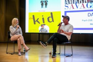 Dan Savage Instagram - I recently had the privilege of welcoming the legendary 𝐃𝐀𝐍 𝐒𝐀𝐕𝐀𝐆𝐄 to speak to over 1,200 of my students in my Human Sexuality class here in Seattle at the University of Washington. 🥳🎉 As an author and activist, Dan has significantly shaped the conversation around modern sex and love. 

Here were some of his most provocative take-aways! 😉🔥

1️⃣ 𝐂𝐨𝐧𝐬𝐞𝐧𝐬𝐮𝐚𝐥 𝐍𝐨𝐧-𝐌𝐨𝐧𝐨𝐠𝐚𝐦𝐲 𝐢𝐬 𝐅𝐞𝐦𝐢𝐧𝐢𝐬𝐭 𝐀𝐅: It’s time to retire the stale narrative that consensual non-monogamy oppresses women, who now often surpass men in their education and careers. Traditional heteronormative power differentials are withering away, inviting a shift toward more open and equitable relationships. As a result, women nowadays are more likely to feel empowered in the choice to open their relationship and often are the ones who have an easier time finding more casual, peripheral partners. 

2️⃣ 𝐈𝐬 “𝐓𝐨𝐥𝐲𝐚𝐦𝐨𝐫𝐲” 𝐭𝐡𝐞 𝐧𝐞𝐰 𝐏𝐨𝐥𝐲𝐚𝐦𝐨𝐫𝐲? We all know Dan loves a good neologism (i.e. did you know he invented “monogamish” and “pegging?”) Have you heard of his latest term though, “Tolyamory?” Tolyamory, Dan argues, is the most common type of polyamory, and describes an otherwise monogamous relationship where metamours are tolerated (hence the “toly”) but never openly discussed. Need examples? Think the Clintons, FDR and Eleanor Roosevelt, Daphne and Cameron from Season Two of “White Lotus,” and...the French. Perhaps we need to stop judging  unspoken arrangements and accept that sometimes it works better when everything’s not “out in the open.” 

3️⃣ 𝐓𝐡𝐞 𝐂𝐚𝐦𝐩𝐬𝐢𝐭𝐞 𝐑𝐮𝐥𝐞: Dan shared a golden rule for any short-term relationship including casual sex: the Campsite Rule. The principle is simple yet profound: Always do your best to leave people in a better shape than you found them, just as you would a campsite. It’s a reminder of the care and respect we owe each other, regardless of the duration of our relationships, no matter how ephemeral.

Thank you, Dan, for an unforgettable and transformative experience! 🙏💖

#UniversityofWashington #UWSeattle #WashingtonHuskies #UWHuskies #DanSavage #SavageLove
