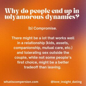 Dan Savage Instagram - 🤔 Some reflections on #tolyamory… 

…what do YOU think of this new term?

Check out @dansavage’s IG page or the Savage Lovecast Episode 900 for more info on all things toly! 

Thank you Dan for keeping us on our toes with your neologisms! 🔥

#compersion #cnm #enm #consensualnonmonogamy #ethicallynonmonogamous #ethicalnonmonogamy #nonmonogamy #mudita #swinging #solopoly #relationshipanarchy #sexatdawn