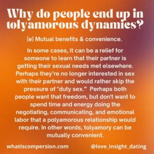 Dan Savage Instagram - 🤔 Some reflections on #tolyamory… 

…what do YOU think of this new term?

Check out @dansavage’s IG page or the Savage Lovecast Episode 900 for more info on all things toly! 

Thank you Dan for keeping us on our toes with your neologisms! 🔥

#compersion #cnm #enm #consensualnonmonogamy #ethicallynonmonogamous #ethicalnonmonogamy #nonmonogamy #mudita #swinging #solopoly #relationshipanarchy #sexatdawn