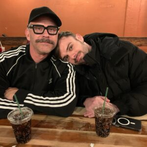 Dan Savage Instagram - Happy birthday to him (left).