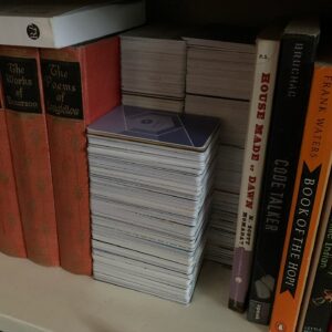 Dan Savage Instagram - Me: “We should maybe declutter the house a little.”

Terry: “Ok, we can start by throwing out the hundreds of useless keycards you’ve saved from every hotel you’ve been to over the last 15 years.”

Me: “Don’t touch them — you’ll get them out of order. Just, never mind.”