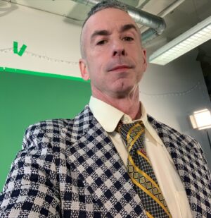 Dan Savage Instagram - Making some uncharacteristically bold fashion choices today. @humpfimfest