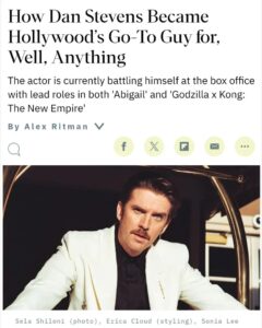 Actor Dan Stevens HD Instagram Photos and Wallpapers June 2024