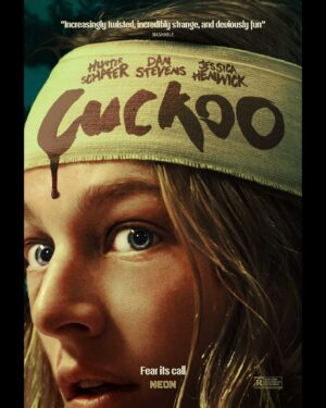 Dan Stevens Instagram - Hunter Schafer, Dan Stevens, Jessica Henwick.

CUCKOO trailer next week.