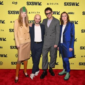 Dan Stevens Instagram - Incredible night celebrating CUCKOO US Premiere @sxsw @paramountaustin 

Can't wait for you to hear this weird little bird...

@neonrated 
@hunterschafer

...

🛍️ @ecduzit 
💇‍♂️ @serasloane 
🖌️ @antheakingbeauty