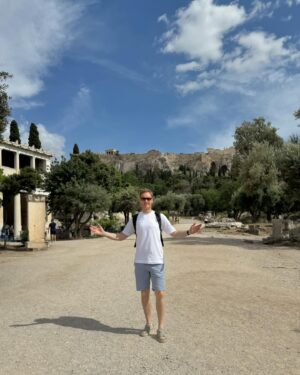 Dan Walker Instagram - Back home from a lovely family holiday in Athens 🇬🇷

I went there to cover a football match many years ago but never explored the city. We loved the welcome, the weather and the wonderful history… wherever you look (the food was top-drawer too).

Other observations…

All the marble makes the streets unusually slippy
Never been to a city with so much graffiti
Side-streets are a real treat with so much to do and Anafiotika is well-worth a wander around but… there are signs up to respect the people who live there 
They love their pistachios
The Acropolis & Parthenon live up to the hype - but go early and use the smaller south-east entrance (by the museum) and get there about 730 with a pre-booked ticket to avoid the crowds. It opens at 8 and by 830 it’s rammed.
The sunset from Lycabettus Hill is well worth the walk up there
The changing of the guard in Syntagma Square is fascinating and the National Gardens next door are gorgeous - especially wandering round with lunch from the famous Kostas’ souvlaki - 30 minute lunch queue but it’s mega 
The sea around the Greek Islands (we went to Agistri and Aegina) is as good as it gets
It’s expensive… particularly ice-cream
Loved the historical significance of standing in the footsteps of the Apostle Paul on Mars Hill
The metro is great but buy your trips in bulk to save a bit of cash 
It’s always hot ☀️

Thank you Athens for a great break ❤️

#holiday #holidays #city #citybreak