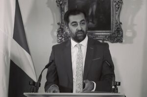 Dan Wootton Instagram - BREAKING: HUMZA USELESS QUITS!
Good riddance to the incompetent and racist First Minister who was following in the footsteps of his fallen mentor Scheming Sturgeon by ruining Scotland. 
PS: The colour of his P45? WHITE!