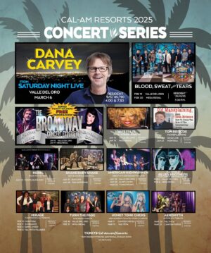 Dana Carvey Instagram - March 6, 2025 - 4pm and 7:30pm   
Valle Del Oro - Mesa, AZ
See you there! ✌️