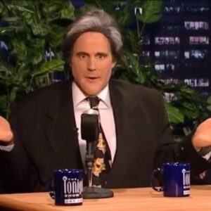 Dana Carvey Instagram - In this sketch - I play Jay Leno and Robert Smigel (@triumphicdhq ) plays Quentin Tarantino. Guest stars Bill Chott and Steve Carell play the ‘Army Guys’. 
#comedy #thedanacarveyshow #stevecarell #billchott #quentintarantino