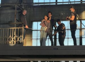 Dani Oliveros Instagram - Finally getting around to sharing some bts from @swatcbs 🥹 
Clearly the best set ever 🤍
Who watched the season 7 opener? 🥲