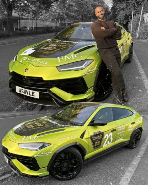 Daniel Ashville Instagram - The new race horse is welcomed to the @thisisashville fleet
•
Just in time for the @yiannimize Grand Tour 🚗 💨 
•
#captainofindustry #maverick #4x4 #urus #lamborghini
