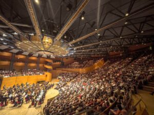 Daniel Barenboim Instagram - This past weekend, the @DivanOrchestra began its 2023 summer tour, performing a program of Brahms and Beethoven at the @koelnerphilharmonie. The performance marked the first ever performance of Daniel Barenboim and @IgorPianist.

Photo Credit: @ManuelVacaPhoto
