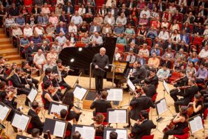 Daniel Barenboim Instagram - This past weekend, the @DivanOrchestra began its 2023 summer tour, performing a program of Brahms and Beethoven at the @koelnerphilharmonie. The performance marked the first ever performance of Daniel Barenboim and @IgorPianist.

Photo Credit: @ManuelVacaPhoto