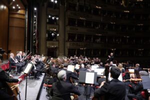 Daniel Barenboim Instagram - Earlier this week, Daniel Barenboim was greeted with long applause and a standing ovation after a concert with the Filarmonica della Scala (@teatroallascala). The concert included two of  Schubert’s later symphonies, Symphony No 8, “Unfinished” and Symphony 9, “The Great.”
