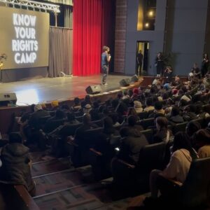 Daniel Bellomy Instagram - I was so proud to be able to serve my community at Colin Kaepernick’s @kaepernick7 Know Your Rights Camp @yourrightscamp Organization held today at my high school Alma mater Cass Tech @casstechalumni it was an awesome all day event and I’m so proud of everyone that made this happen- Don’t forget to register to vote for the upcoming 2024 November presidential election #knowyourrights #vote #blackrights #humanrights #colinkaepernick #presidentialelection #righttovote #saturday
