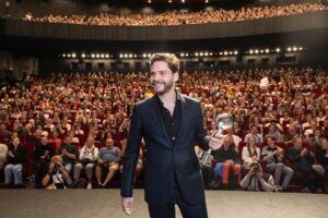Daniel Brühl Instagram - Receiving the President’s Award from the legendary president Jiří Bartoška himself and being with 1500 people in the packed festival cinema watching my debut film „Next Door“ was so incredibly rewarding and wonderful. DíK I LOVE @kviff