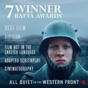 Daniel Brühl Instagram - This is absolutely incredible!!!! Thank you @bafta for this historical honor! @amusementparkfilms @netflix #allquietonthewesternfront