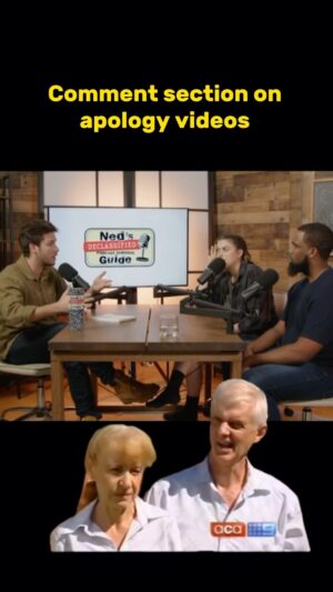 Daniel Curtis Lee Instagram - Comments on apology videos be like…
Comentarios en videos de disculpas…
#podcast #funny #angry #bark #barkingman #apology #nedsdeclassified #nickelodeon #drakebell #forgiveness #hate #comments #internet #comedy #freespeech