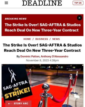 Daniel Dae Kim Instagram - The longest strike in our union’s history looks to be at an end. Hopefully the deal is truly fair so we can ratify it and get back to work! #sagaftrastrong