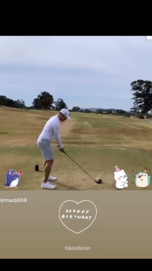 Daniel Dae Kim Instagram - My wife posted this earlier for my birthday and I thought it was kinda perfect. Cuz seeing my golf swing is a lot like how I see my life. It’s far from perfect. I see plenty of things I’d like to work on, but I’m glad I’ve got some of the basics down and that I’m generally heading in the direction I’d like to go. Above all, I’m just happy to be out here in the first place. :)
Thanks to all of you who took time out to send birthday wishes. I’m sure you wonder if people like me ever see them on instagram, but I assure you that if you tagged me I did, and I’m grateful. 
Here’s to another year around the sun. Thanks for joining me on the journey. 
#birthdayreflections