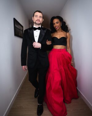 Daniel Durant Instagram - Hey @danielndurant let’s get dressed up again, do our 10 step skincare routine and pass out soon……. Ok?

👗 @stylebybek 
💄 @robertti 
💇🏾‍♀️ @dbano 
📸 @chasehanssen