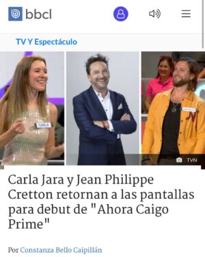 Daniel Fuenzalida Instagram - Estoy súper emocionado con este nuevo desafío en #AhoraCaigoPrime 🥳 Siempre agradecido con la prensa, los periodistas y los editores por la cobertura que nos brindan.
¡Vamos con todo el fuaaa! Hoy, a las 22:30 hrs por @tvn 💪