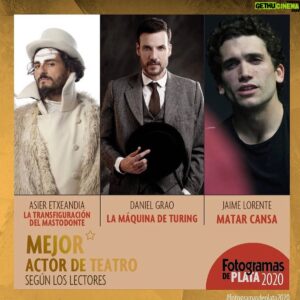 Daniel Grao Instagram - Que alegría @fotogramas_es 
Y que bien rodeado por tanto talento y tan buena gente ♥️♥️♥️ 
@asieretxeandia @jaimelorentelo 
@ptcteatro @garaytalentoficial