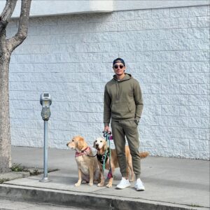 Daniel Henney Instagram - Sunday walks and wags