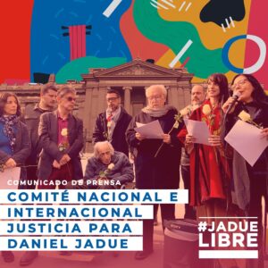 Daniel Jadue Instagram - “Personalidades de la cultura, academia, política y movimientos sociales presentaron el Comité Nacional e Internacional Justicia para Daniel Jadue”.

Agradecemos a todas y todos quienes día a día se siguen sumando y entregando sus muestras de solidaridad en apoyo a la situación judicial que vive el Alcalde Jadue con el objetivo de buscar su pronta libertad #JadueLibre

Sigue todas la noticias e informaciones en www.danieljadue.cl